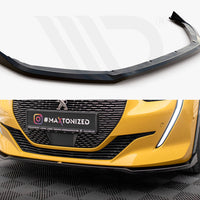 Maxton Design - FRONT SPLITTER V.2 PEUGEOT 208 GT MK2