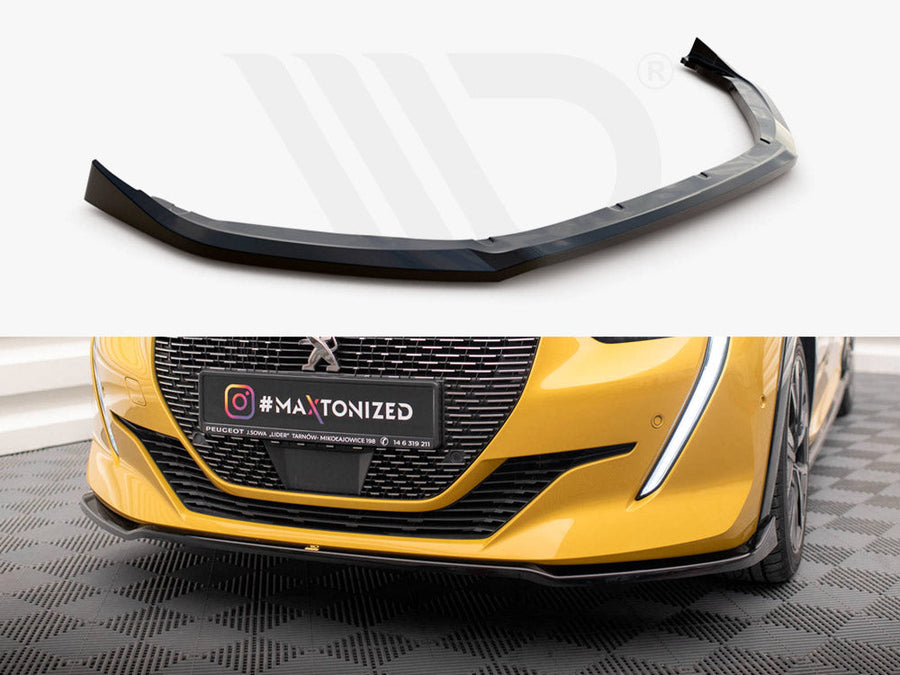 Maxton Design - FRONT SPLITTER V.2 PEUGEOT 208 GT MK2