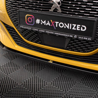 Maxton Design - FRONT SPLITTER V.2 PEUGEOT 208 GT MK2