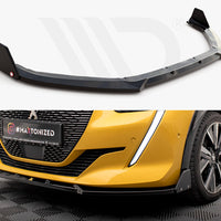 Maxton Design - FRONT SPLITTER V.1 + FLAPS PEUGEOT 208 GT MK2