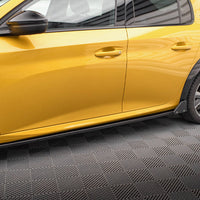 Maxton Design - SIDE SKIRTS DIFFUSERS + FLAPS PEUGEOT 208 GT MK2