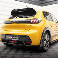 Maxton Design - REAR SIDE SPLITTERS V.1 + FLAPS PEUGEOT 208 GT MK2