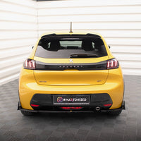 Maxton Design - REAR SIDE SPLITTERS V.1 + FLAPS PEUGEOT 208 GT MK2