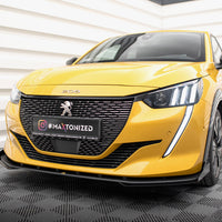 Maxton Design - STREET PRO FRONT SPLITTER + FLAPS PEUGEOT 208 GT MK2