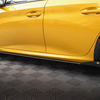 Maxton Design - STREET PRO SIDE SKIRTS DIFFUSERS + FLAPS PEUGEOT 208 GT MK2