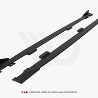 Maxton Design - STREET PRO SIDE SKIRTS DIFFUSERS + FLAPS PEUGEOT 208 GT MK2