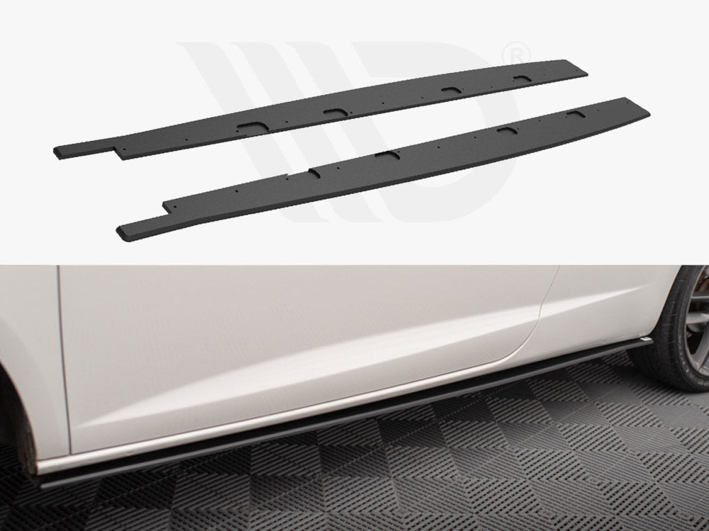 Maxton Design - STREET PRO SIDE SKIRTS DIFFUSERS SEAT IBIZA CUPRA SPORT COUPE MK4