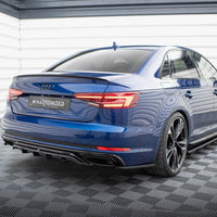 Maxton Design - CENTRAL REAR SPLITTER (VERTICAL BARS) AUDI A4 COMPETITION B9