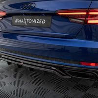 Maxton Design - CENTRAL REAR SPLITTER (VERTICAL BARS) AUDI A4 COMPETITION B9