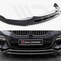 Maxton Design - FRONT SPLITTER V.2 BMW X4 M-PACK G02