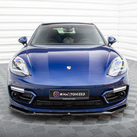 Maxton Design - FRONT SPLITTER V.1 PORSCHE PANAMERA E-HYBRID 971 FACELIFT