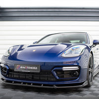 Maxton Design - FRONT SPLITTER V.2 PORSCHE PANAMERA E-HYBRID 971 FACELIFT