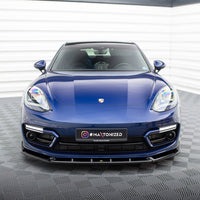 Maxton Design - FRONT SPLITTER V.2 PORSCHE PANAMERA E-HYBRID 971 FACELIFT