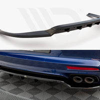 Maxton Design - CENTRAL REAR SPLITTER (VERTICAL BARS) PORSCHE PANAMERA E-HYBRID 971 FACELIFT