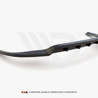 Maxton Design - CENTRAL REAR SPLITTER (VERTICAL BARS) PORSCHE PANAMERA E-HYBRID 971 FACELIFT