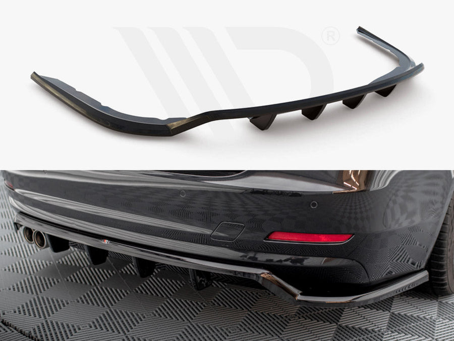 Maxton Design - CENTRAL REAR SPLITTER (VERTICAL BARS) BMW 4 GRAN COUPE F36