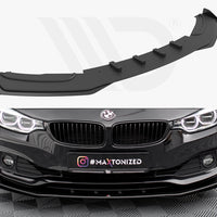 Maxton Design - STREET PRO FRONT SPLITTER + FLAPS BMW 4 GRAN COUPE F36
