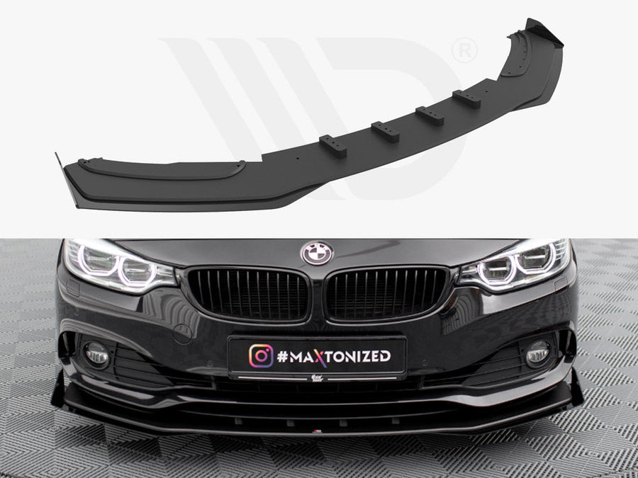 Maxton Design - STREET PRO FRONT SPLITTER + FLAPS BMW 4 GRAN COUPE F36