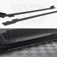 Maxton Design - STREET PRO SIDE SKIRTS DIFFUSERS + FLAPS BMW 4 GRAN COUPE F36