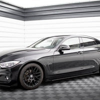 Maxton Design - STREET PRO SIDE SKIRTS DIFFUSERS + FLAPS BMW 4 GRAN COUPE F36
