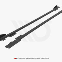 Maxton Design - STREET PRO SIDE SKIRTS DIFFUSERS + FLAPS BMW 4 GRAN COUPE F36