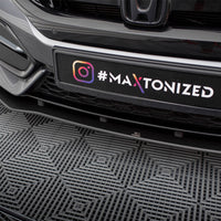 Maxton Design - STREET PRO FRONT SPLITTER HONDA CIVIC SPORT MK 10
