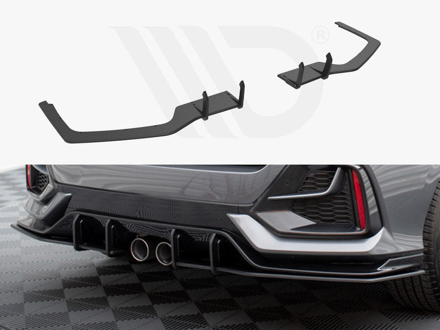 Maxton Design - STREET PRO REAR DIFFUSER HONDA CIVIC SPORT MK 10 Facelift