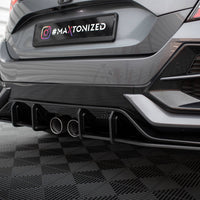 Maxton Design - STREET PRO REAR DIFFUSER HONDA CIVIC SPORT MK 10 Facelift