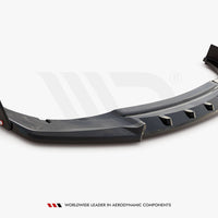 Maxton Design - FRONT SPLITTER V.1 + FLAPS HONDA CIVIC SPORT MK 10