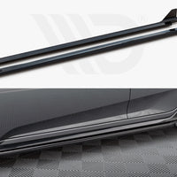 Maxton Design - SIDE SKIRTS DIFFUSERS + FLAPS HONDA CIVIC SPORT MK 10