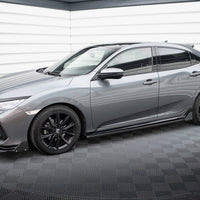 Maxton Design - SIDE SKIRTS DIFFUSERS + FLAPS HONDA CIVIC SPORT MK 10