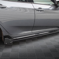 Maxton Design - SIDE SKIRTS DIFFUSERS + FLAPS HONDA CIVIC SPORT MK 10