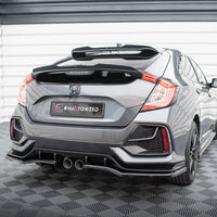 Maxton Design - REAR SPLITTER (VERTICAL BARS) HONDA CIVIC SPORT MK 10 Facelift