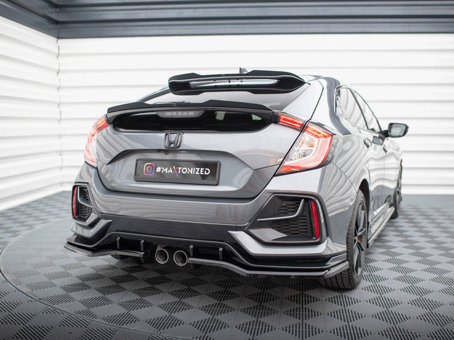 Maxton Design - REAR SPLITTER (VERTICAL BARS) HONDA CIVIC SPORT MK 10 Facelift