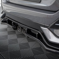 Maxton Design - REAR SPLITTER (VERTICAL BARS) HONDA CIVIC SPORT MK 10 Facelift