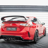 Maxton Design - CENTRAL REAR SPLITTER (VERTICAL BARS) V.1 + FLAPS HONDA CIVIC TYPE-R MK 11