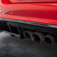 Maxton Design - CENTRAL REAR SPLITTER (VERTICAL BARS) V.1 + FLAPS HONDA CIVIC TYPE-R MK 11