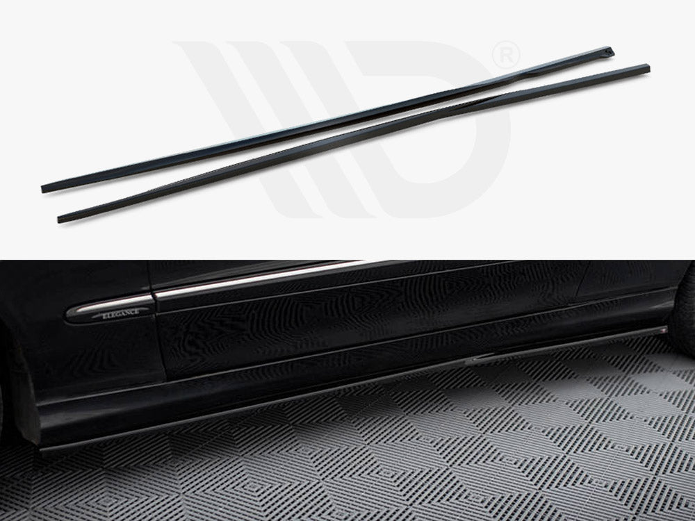 Maxton Design - SIDE SKIRTS DIFFUSERS MERCEDES CLK W209 – FW Performance