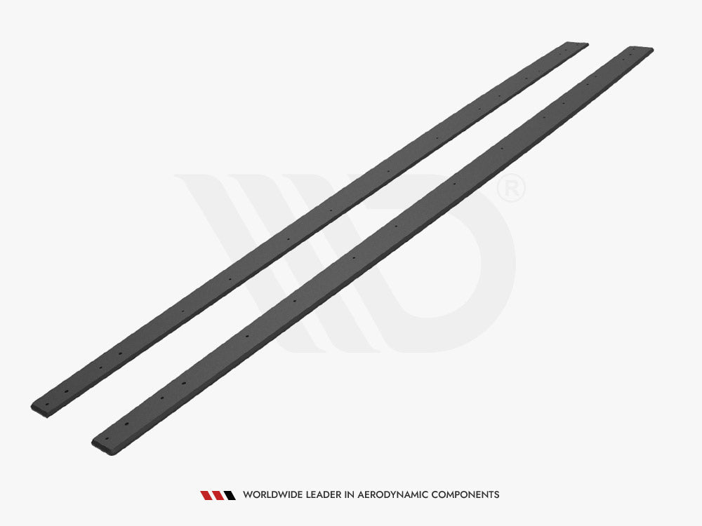 Maxton Design - STREET PRO SIDE SKIRTS DIFFUSERS MERCEDES-AMG C63 SEDAN / ESTATE W205 FACELIFT