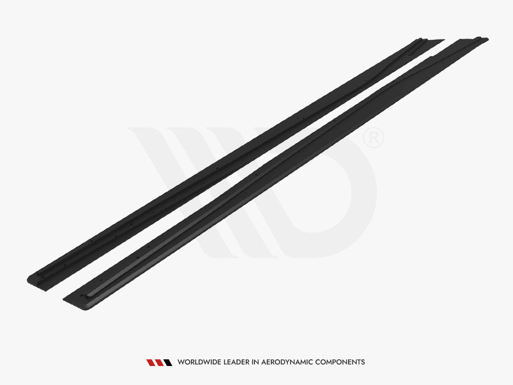 Maxton Design - STREET PRO SIDE SKIRTS DIFFUSERS MERCEDES-BENZ A AMG-LINE W176 FACELIFT