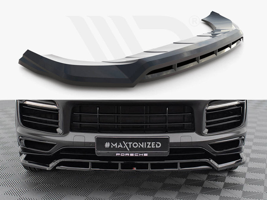 Maxton Design - FRONT SPLITTER PORSCHE CAYENNE SPORT DESIGN MK3