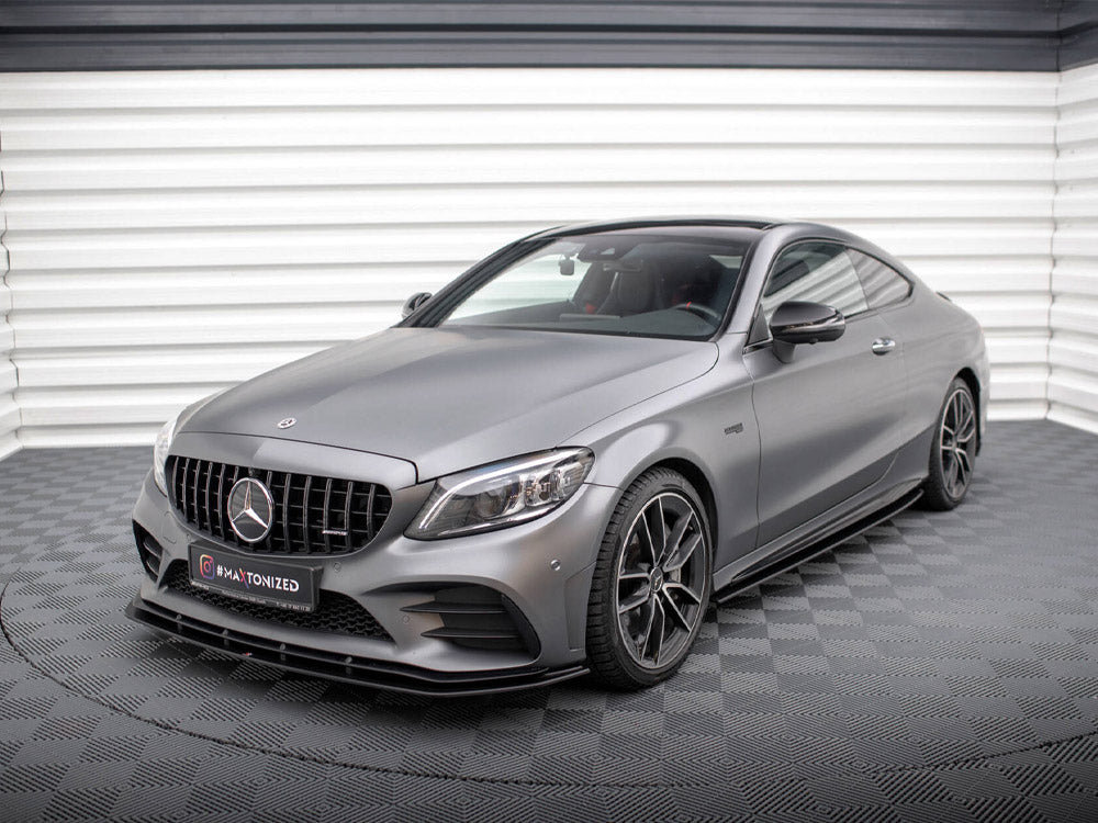 Maxton Design - STREET PRO SIDE SKIRTS DIFFUSERS MERCEDES-AMG C43 COUPE C205 FACELIFT