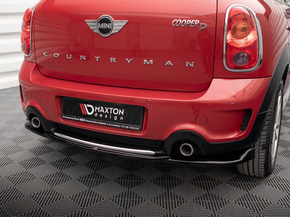 Maxton Design - CENTRAL REAR SPLITTER MINI COUNTRYMAN JCW MK1 (2012-2016)