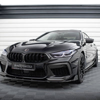 Maxton Design - Front Splitter V.1 + Flaps BMW M8 Gran Coupe F93 / Coupe F92