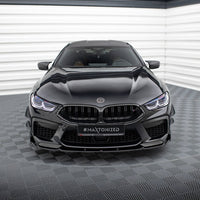Maxton Design - Front Splitter V.1 + Flaps BMW M8 Gran Coupe F93 / Coupe F92