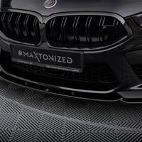 Maxton Design - Front Splitter V.1 + Flaps BMW M8 Gran Coupe F93 / Coupe F92