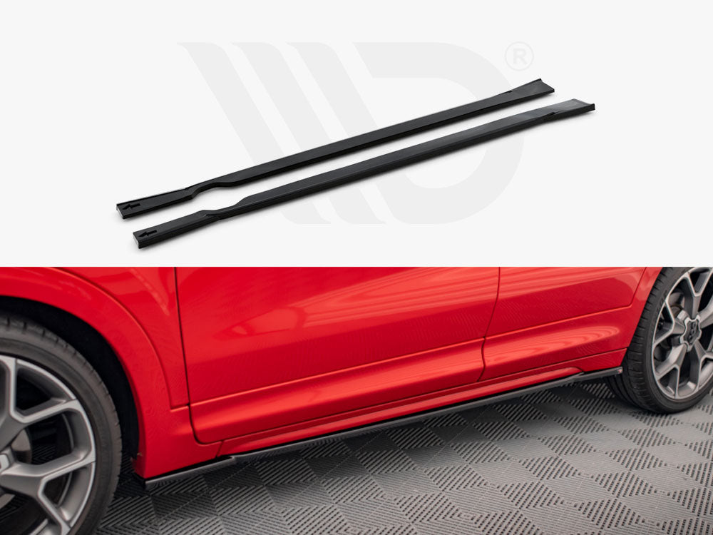 Maxton Design - Side Skirts Diffusers Fiat 500X Sport Mk1 Facelift
