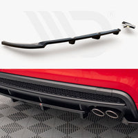 Maxton Design - Central Rear Splitter (Vertical Bars) Fiat 500X Sport Mk1 Facelift