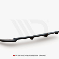 Maxton Design - Central Rear Splitter (Vertical Bars) Fiat 500X Sport Mk1 Facelift