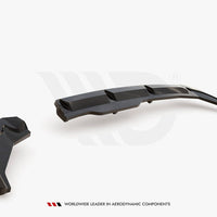 Maxton Design - Central Rear Splitter (Vertical Bars) Fiat 500X Sport Mk1 Facelift